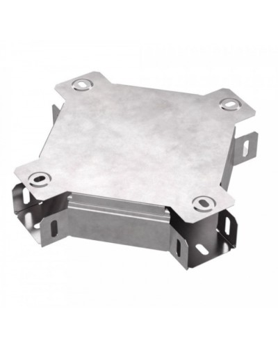 Х-образный ответвитель с крышкой Стандарт 50х50 Промрукав (PR16.0573) в Благовещенске Аксессуары для лотков Pintop.ru