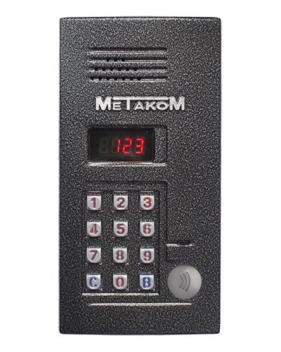 Блок вызова домофона Метаком MK2012-MFEV в Благовещенске Блоки вызова многоабонентные Pintop.ru