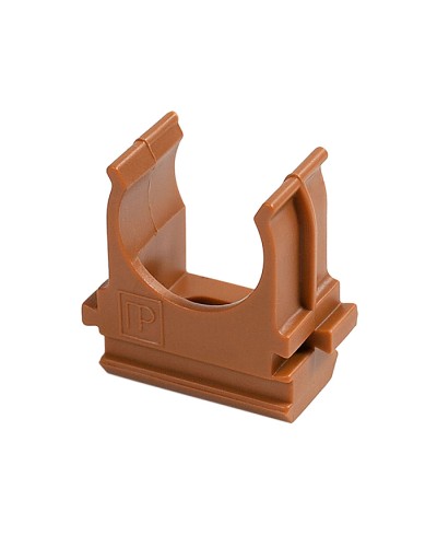 Крепёж-клипса для труб АБС-пластик бук д20 (100шт/1500шт уп/кор) Промрукав (PR13.0046) в Благовещенске Держатели, клипсы, скобы Pintop.ru