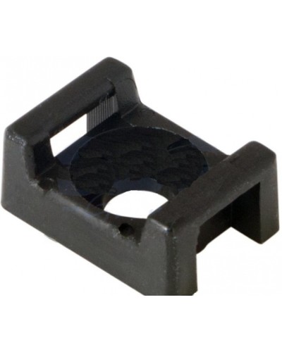 Площадка для крепления стяжки 22.2х16 мм ЧЕРНАЯ 100 шт (10шт/уп) REXANT 07-2103 в Благовещенске Стяжки-хомуты Pintop.ru