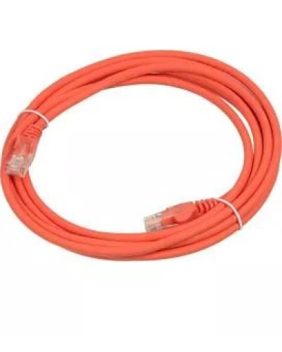 Патч-корд RJ45 - RJ45, 4 пары, UTP, категория 6, 3 м, оранжевый, LSZH LANMASTER LAN-PC45/U6-3.0-OR в Благовещенске Патч-корды и пигтейлы Pintop.ru