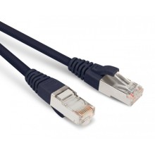 Патч-корд экранированный Hyperline PC-LPM-STP-RJ45-RJ45-C5e-10M-LSZH-BK