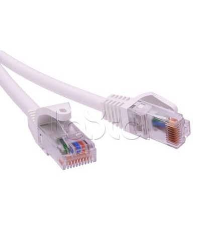Патч-корд неэкранированный CAT6 U/UTP 4х2, LSZH, белый, 10м DKC RN6UU4500WH в Благовещенске Патчкорды (медные) Pintop.ru