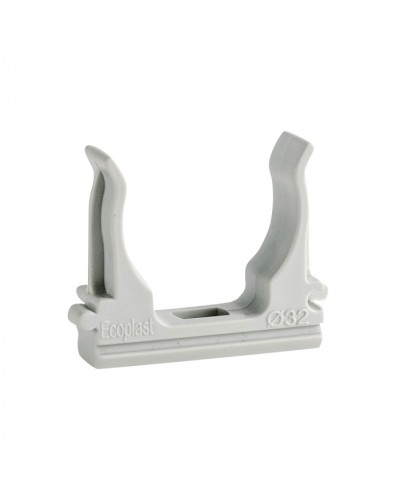 CF32G Держатель (клипса), без галогена, для труб D32мм (10шт) Экопласт (41732-10HF) в Благовещенске Держатели, клипсы, скобы Pintop.ru