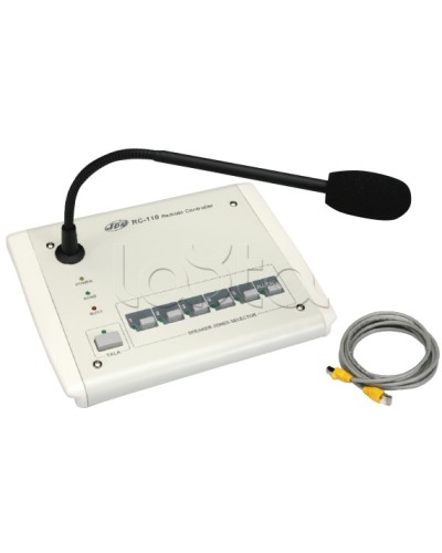 Станция настольная микрофонная JDM RC-110 в Благовещенске Микрофонные консоли и микрофоны Pintop.ru