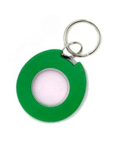 IronLogic IL-08MGT, 1K,с кольцом, зелёный с прозрачной серединой в Благовещенске Оптовые идентификаторы Pintop.ru