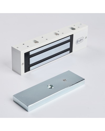 R-Lock RL-EM500-L0W - Электромагнитный замкок, 500кг, DC12/24B, цвет белый, RAL9016(белый) в Благовещенске Электромагнитные замки Pintop.ru