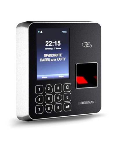 Терминал комбинированный биометрический BioSmart-WTC2-MF в Благовещенске Контроллеры Pintop.ru