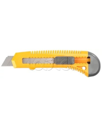 Нож с сегментированным лезвием 18 мм корпус пластик REXANT 12-4903 в Благовещенске Аксессуары для кабель-канала Pintop.ru