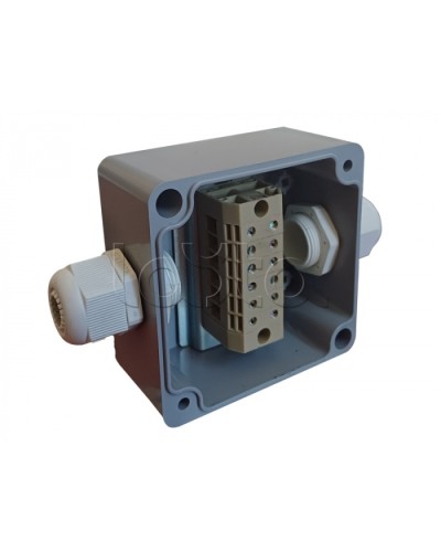 Коробка пылевлагонепроницаемая клеммная G366 А К 10 мм2 АЯКС IP66/IP65, 82x80x55 Магнито-контакт в Благовещенске Распределительные коробки Pintop.ru