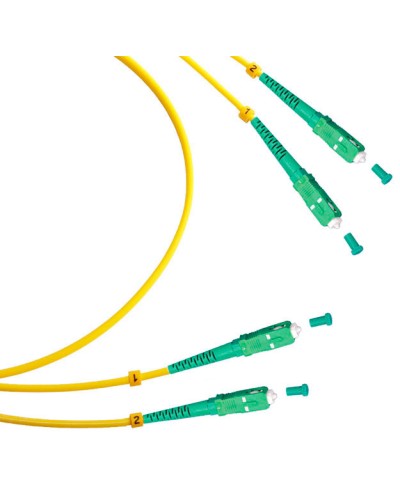 Шнур оптический duplex SC/APC-SC/APC 9/125 sm 10м LSZH Cabeus FOP(d)-9-SC/APC-SC/APC-10m в Благовещенске Патч-корды оптические Pintop.ru