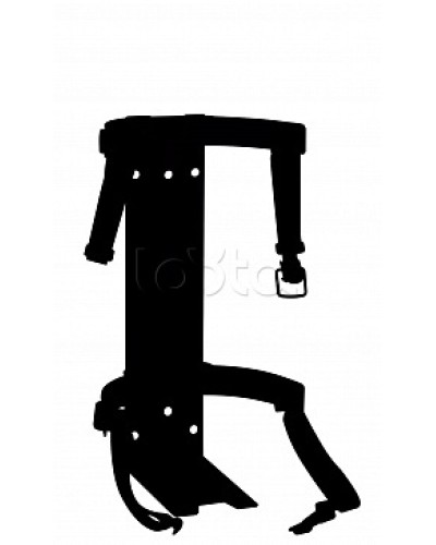 Кронштейн ПОЖТЕХНИКА КТР-8/9 на 2 ремнях (d180-185) для ОП/ОВП-8, ОП/ОВЭ-9 в Благовещенске Аксессуары для огнетушителей Pintop.ru