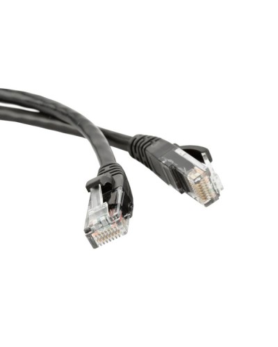 Патч-корд RJ45 - RJ45, 4 пары, UTP, категория 5е, 5 м, черный, LSZH LANMASTER LAN-PC45/U5E-5.0-BK в Благовещенске Патч-корды и пигтейлы Pintop.ru