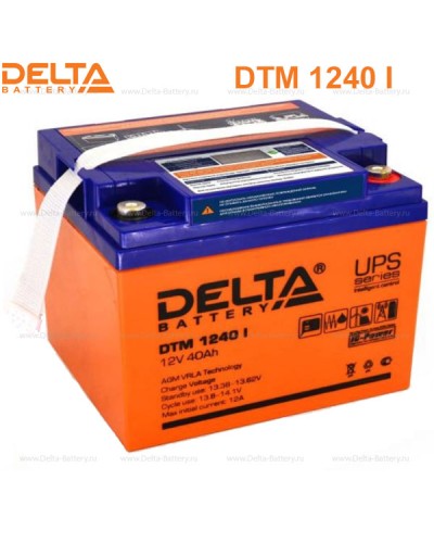 Аккумулятор свинцово-кислотный Delta DTM 1240 I в Благовещенске Электротехническое оборудование Pintop.ru