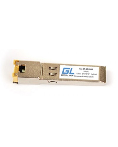 Модуль SFP Gigalink GL-OT-SGRJ45 в Благовещенске Модули SFP/XFP/GBIC Pintop.ru