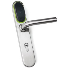 Замок для двери электромеханический IronLogic Eurolock EHT net (серебро) dd=85 мм