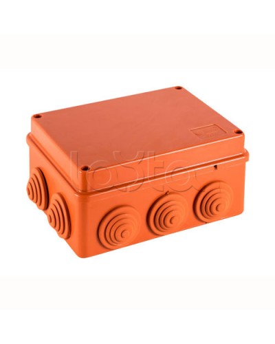 JBS150 Коробка огн. E110, о/п 150х110х70мм, без галогена,10 вых., IP55, 9P, (1,5-4 мм2), цвет оранж. Экопласт (43169HF) в Благовещенске Коробки (ОКЛ) Экопласт Pintop.ru