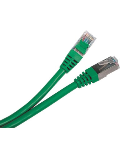Патч-корд экранированный Hyperline PC-LPM-STP-RJ45-RJ45-C5e-0.5M-LSZH-GN в Благовещенске Патчкорды (медные) Pintop.ru