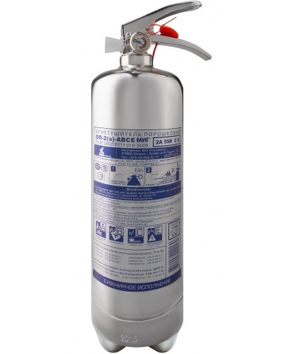 Огнетушитель ПОЖТЕХНИКА ОП-2(з) МИГ d110 нерж (1А, 21В, С, Е) в Благовещенске Огнетушители Pintop.ru