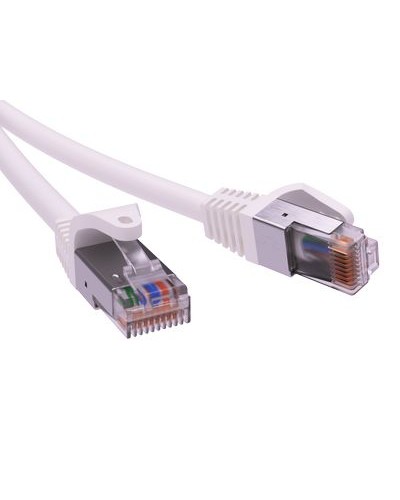 Патч-корд экранированный CAT6 F/UTP 4х2, LSZH, белый, 5м DKC RN6FU4550WH в Благовещенске Патчкорды (медные) Pintop.ru