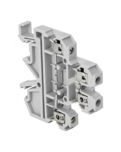 Клемма винтовая двухуровневая JXB-4/35 серая EKF (plc-jxb-2-4/35gy) в Благовещенске Клеммные колодки Pintop.ru