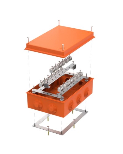 Коробка огнест. для о/п 40-0330-FR2.5-40 Е15-Е120 RAL2004 260х175х90 (7 шт/кор) Промрукав (40-0330-FR2.5-40) в Благовещенске Распределительные коробки Pintop.ru