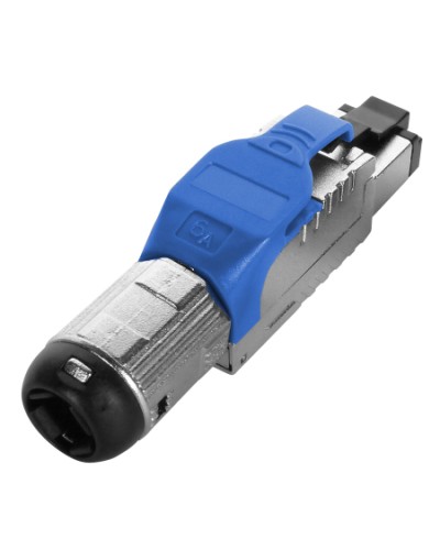 Разъем полевой оконцовки RJ-45 Hyperline (PLUE-8P8C-S-C6A-SH-BL) в Благовещенске Патч-корды и пигтейлы Pintop.ru