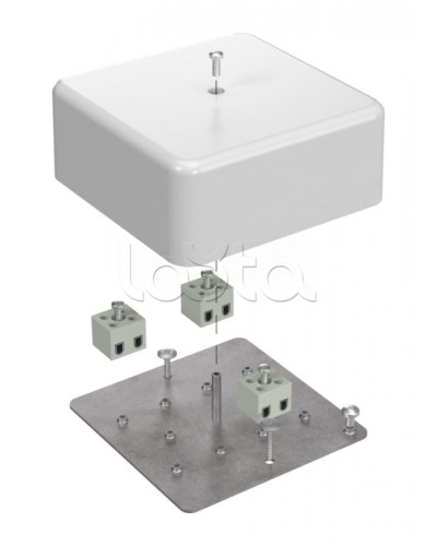 Коробка огнест для кабель-канала 40-0470-FR2.5-6 Е15-Е60 (латунь) 103х103х45 Промрукав (40-0470-FR2.5-6-Е60) в Благовещенске Распределительные коробки Pintop.ru