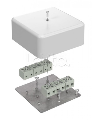 Коробка огнест для кабель-канала 40-0470-FR6.0-12 Е15-Е60 (латунь) 103х103х45 Промрукав (40-0470-FR6.0-12-Е60) в Благовещенске Распределительные коробки Pintop.ru