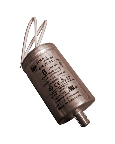 Конденсатор 8 мкФ с гибкими выводами и болтом Came 119RIR339 в Благовещенске Запчасти для шлагбаумов и автоматики Pintop.ru