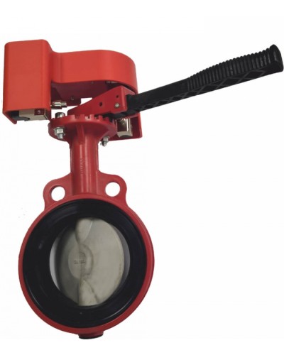 Затвордисковый с ручным приводом с контролем положения УКПЗА Спецавтоматика 3т100/1,6(Р)-Ф.УЗ.1-АК-100v1 в Благовещенске Затворы дисковые Pintop.ru