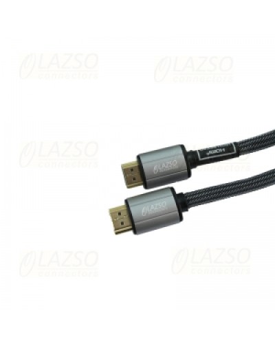 Кабель для передачи сигналов HDMI 2.0 LAZSO WH-111(1m)-B в Благовещенске Патч-корды и пигтейлы Pintop.ru