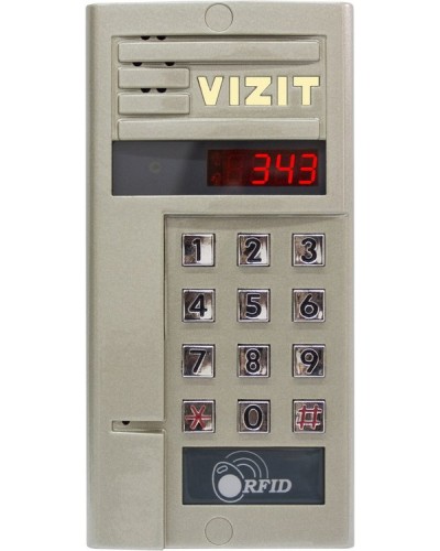 Блок вызова Vizit БВД-343FCPW в Благовещенске Блоки вызова многоабонентные Pintop.ru