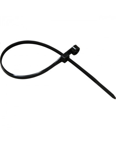 Хомут-стяжка нейлоновый под винт 4.8х200 мм чёрный (100шт/уп) REXANT 07-0205 в Благовещенске Стяжки-хомуты Pintop.ru