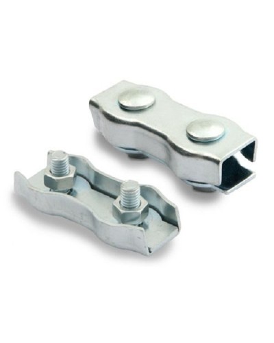 Зажим троса D10 двойной ПожТехКабель (890-506) в Благовещенске Трос и аксессуары Pintop.ru