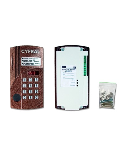 Блок вызова видеодомофона на 100 абонентов Цифрал CCD-2094.1M/РК в Благовещенске Вызывные аудиопанели малоабонентные Pintop.ru