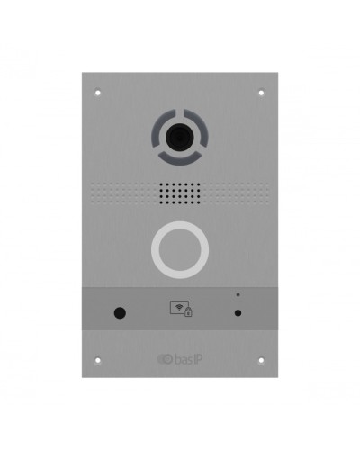 Панель вызывная индивидуальная BAS-IP AV-08FB SILVER в Благовещенске Вызывные видеопанели малоабонентные Pintop.ru