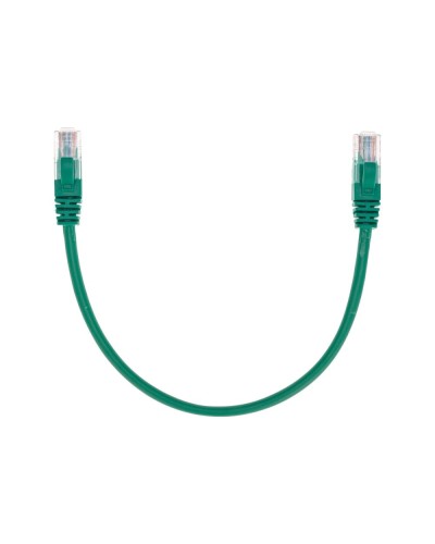Патч-корд U/UTP, CAT 5e, RJ45-RJ45, 26AWG, LSZH, зеленый, 0,3м REXANT 02-0106-03 в Благовещенске Патчкорды (медные) Pintop.ru