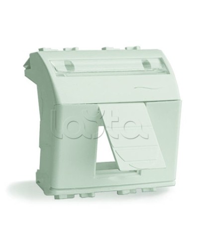 Адаптер для информационных разъемов Keystone, белый, 2 мод DKC 76613B в Благовещенске Аксессуары для кабель-канала Pintop.ru