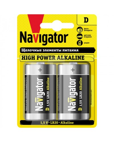 Элемент питания Navigator 94 755 NBT-NE-LR20-BP2 в Благовещенске Электротехническое оборудование Pintop.ru