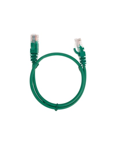 Патч-корд U/UTP, CAT 5e, RJ45-RJ45, 26AWG, LSZH, зеленый, 0,5м REXANT 02-0106-05 в Благовещенске Патчкорды (медные) Pintop.ru