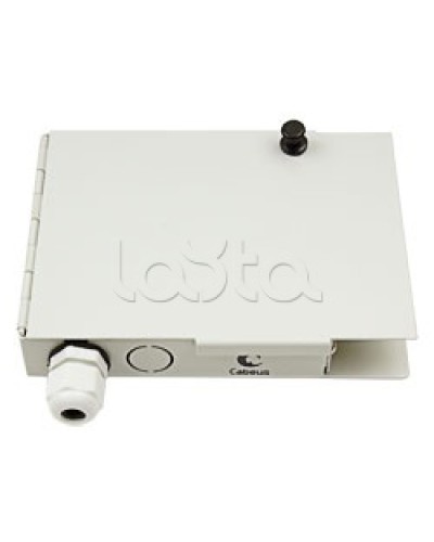 Бокс оптический настенный 19 на 4 SC/LC порта Cabeus JJT-4-SC в Благовещенске Кросс оптический Pintop.ru