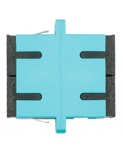 Адаптер оптический проходной SC-SC, OM3, дуплекс (duplex), бирюзовый Datarex DR-541023 в Благовещенске Коммутационные изделия Pintop.ru