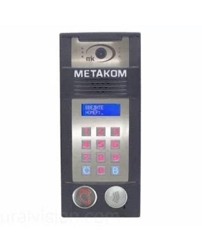 Многоабонентый антивандальный блок вызова со встроенной гибридной видеокамерой Метаком MК2018-MFCGVH в Благовещенске Блоки вызова многоабонентные Pintop.ru