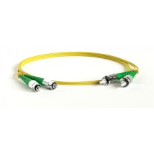 Патч-корд волоконно-оптический Hyperline FC-D2-9-SC/AR-SC/AR-H-30M-LSZH-YL