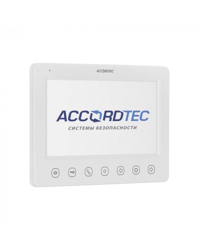 Монитор видеодомофон AccordTec AT-VD 751C/M/SD WH в Благовещенске Абонентские IP устройства Pintop.ru