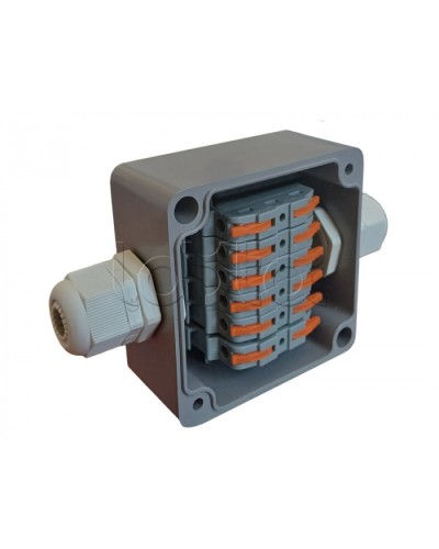 Коробка пылевлагонепроницаемая клеммная G366 А Wago АЯКС IP66/IP65, 82x80x55 Магнито-контакт в Благовещенске Распределительные коробки Pintop.ru