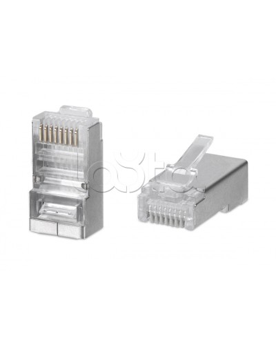 Коннектор RJ-45 Cabeus (8P8C-SH-FC) в Благовещенске Коннекторы и разъемы Pintop.ru