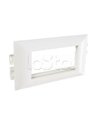 Суппорт с рамкой на 2 поста (45х45) в профиль для кабельных каналов 100х50, 105х50 SPL 100008S в Благовещенске Аксессуары для кабель-канала Pintop.ru