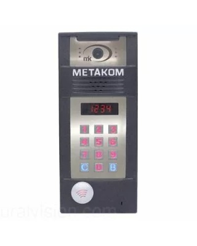 Многоабонентый антивандальный блок вызова со встроенной гибридной видеокамерой Метаком в Благовещенске Блоки вызова многоабонентные Pintop.ru